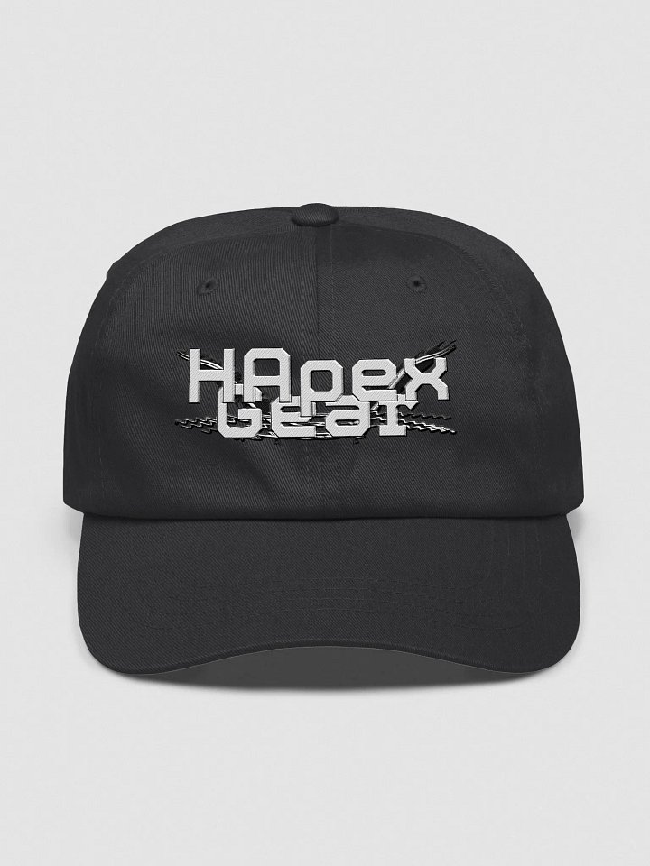 Classic Dad Hat - Embroidered - White HApex Gear White Logo product image (1)