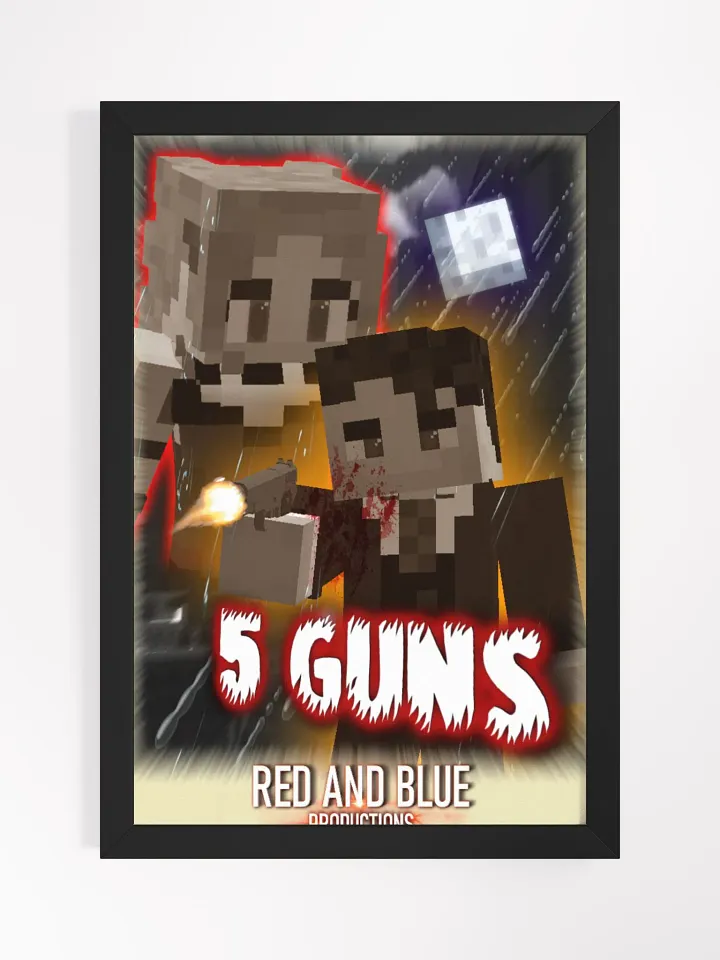 5 Guns™ Framed Matte Poster product image (1)