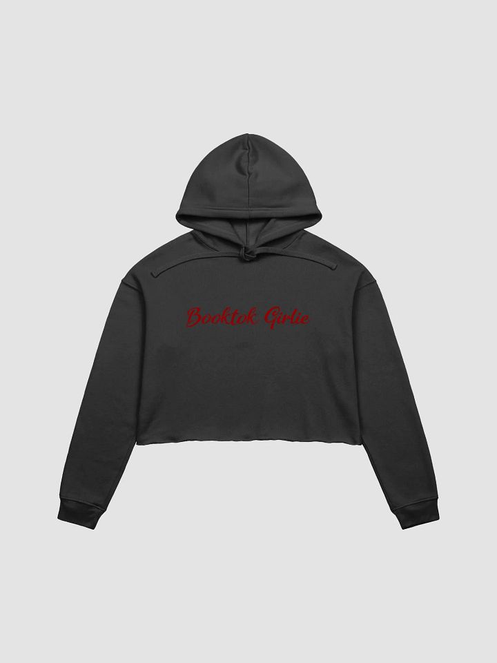 Booktok Girlie Fleece Crop Hoodie product image (4)