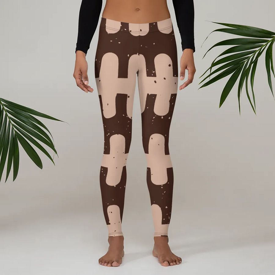 Customizable Textured Tan Lines Leggings product image (3)
