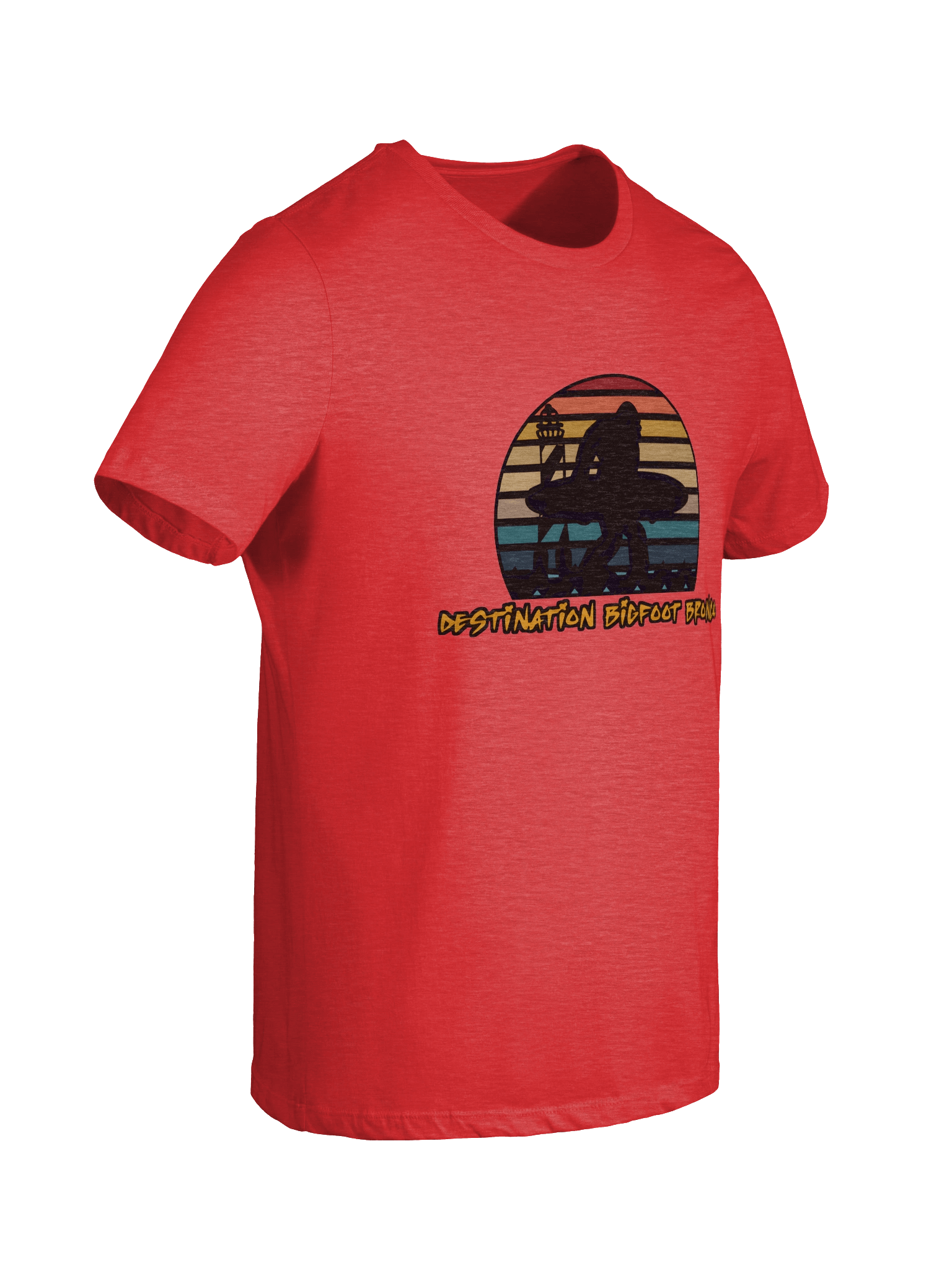 Destination Bigfoot Bronco Classic Logo Bella+Canvas Women's Supersoft Relaxed-fit T-Shirt (Multiple Colors Available) product image (125)