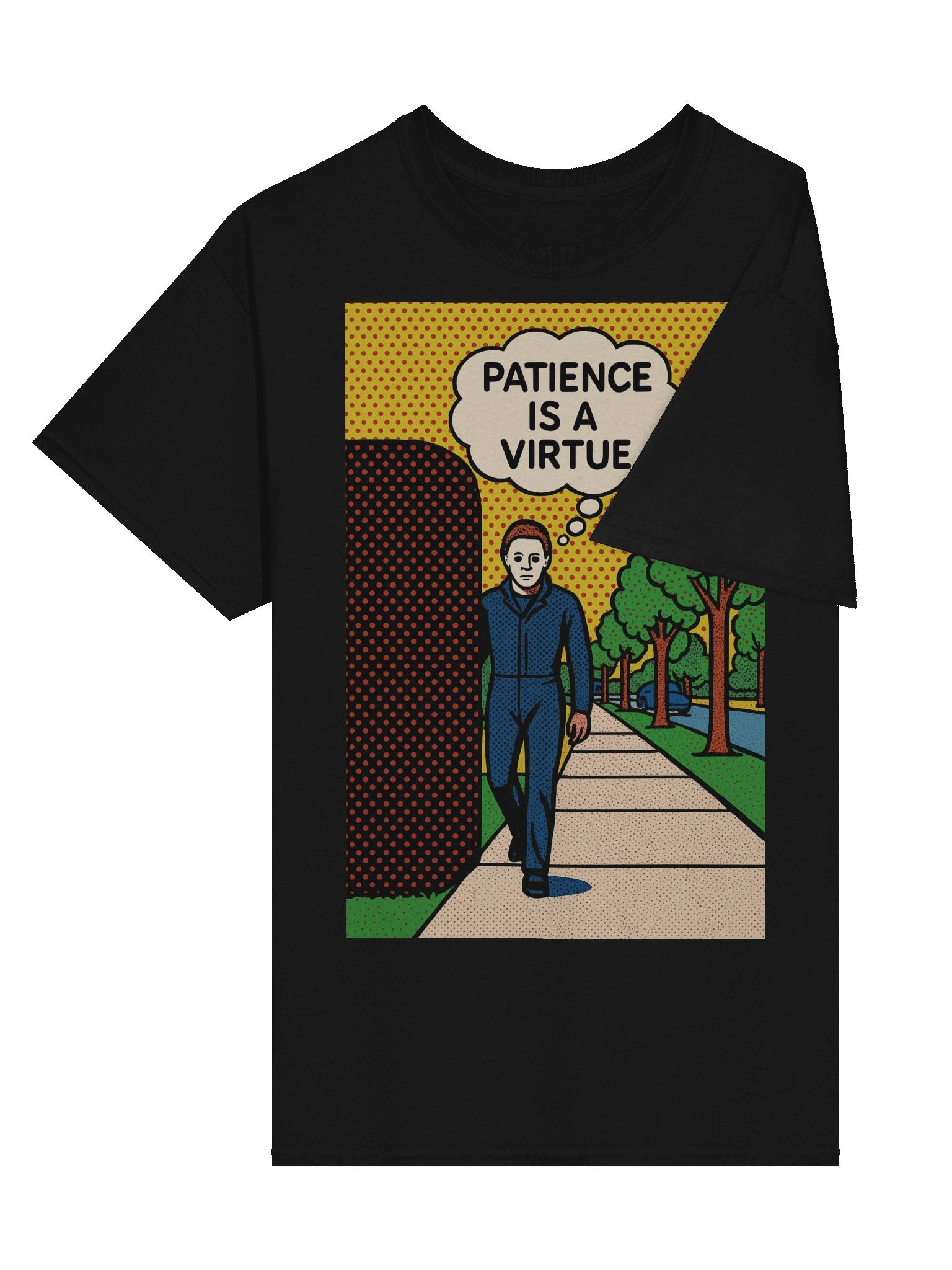 Halloween inspired Patience Is A Virtue Tee product image (27)