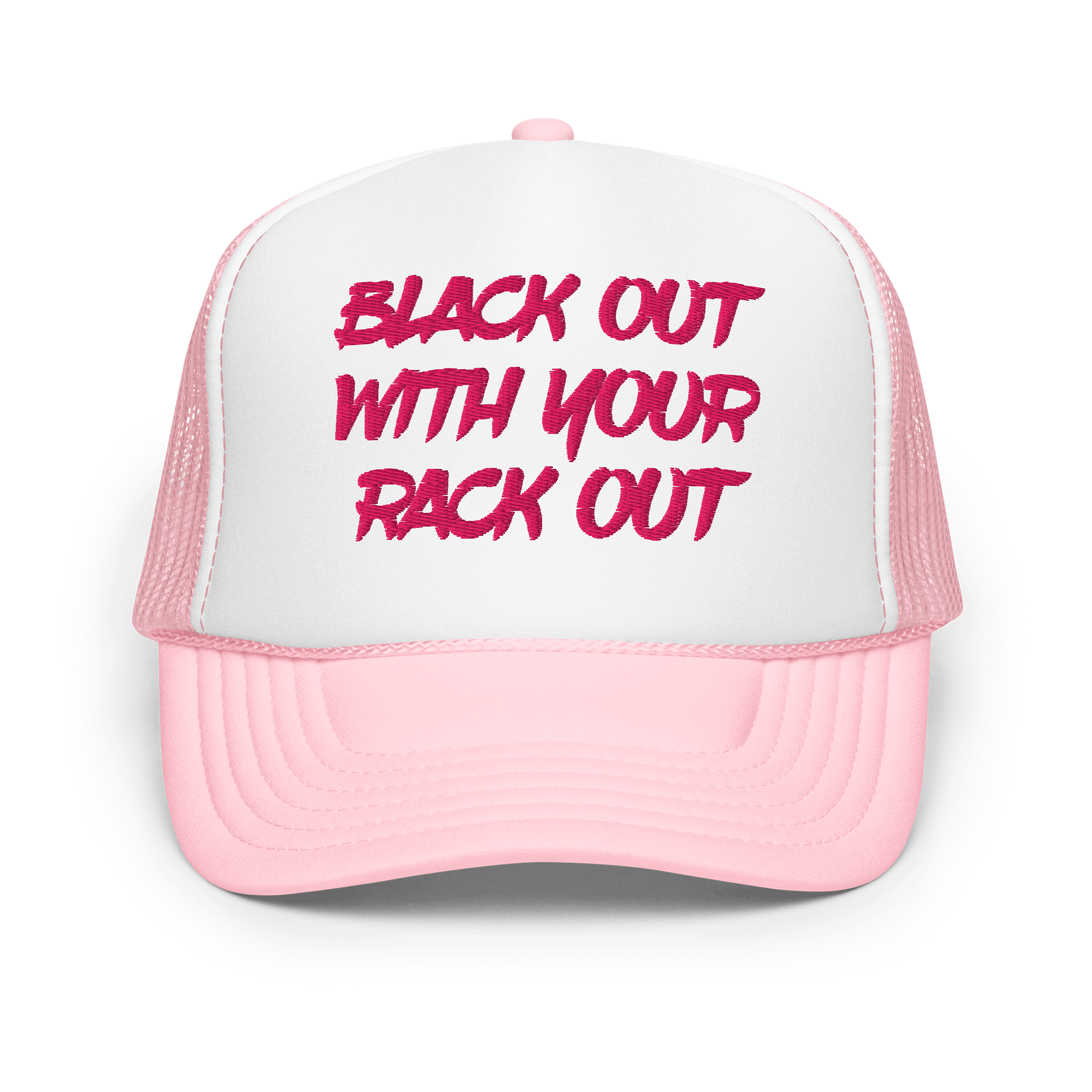 WOMENS BLACK OUT Foam Trucker Hat product image (1)