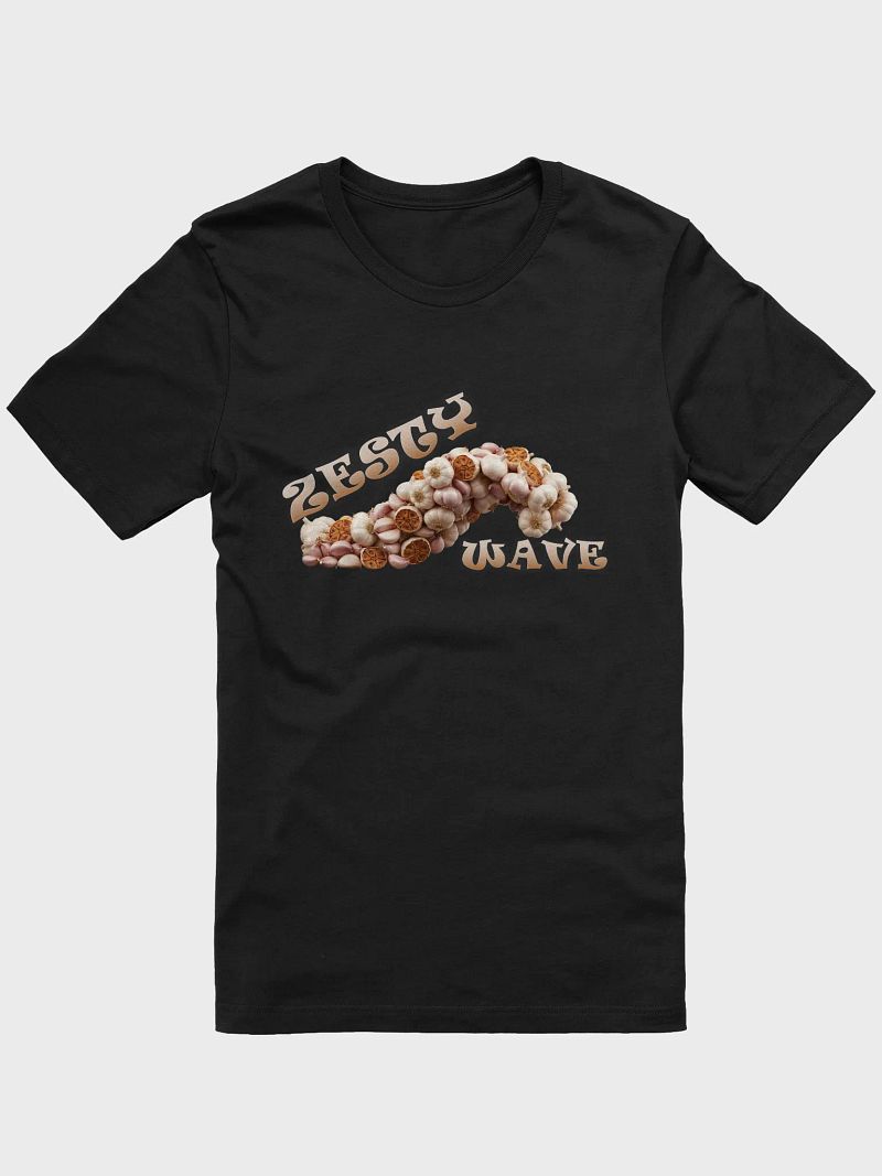 Pixelated Monochrome Waves T-Shirt