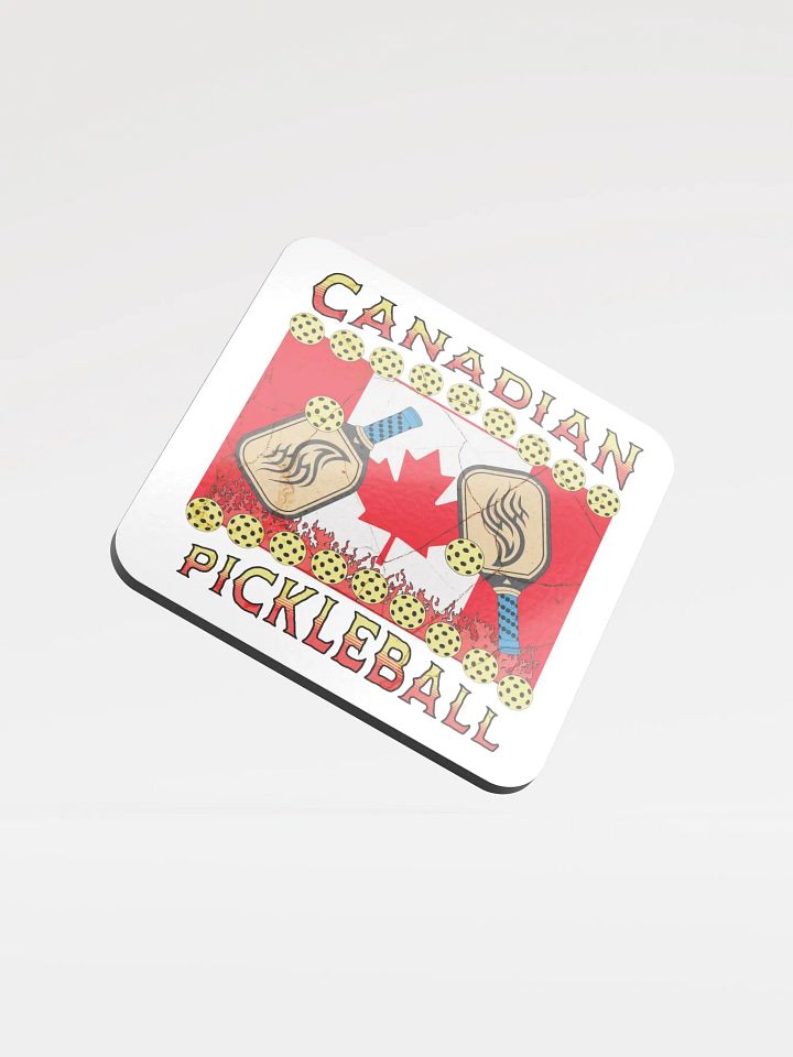 Canadian Flag Pickleball Flame Coasters product image (1)