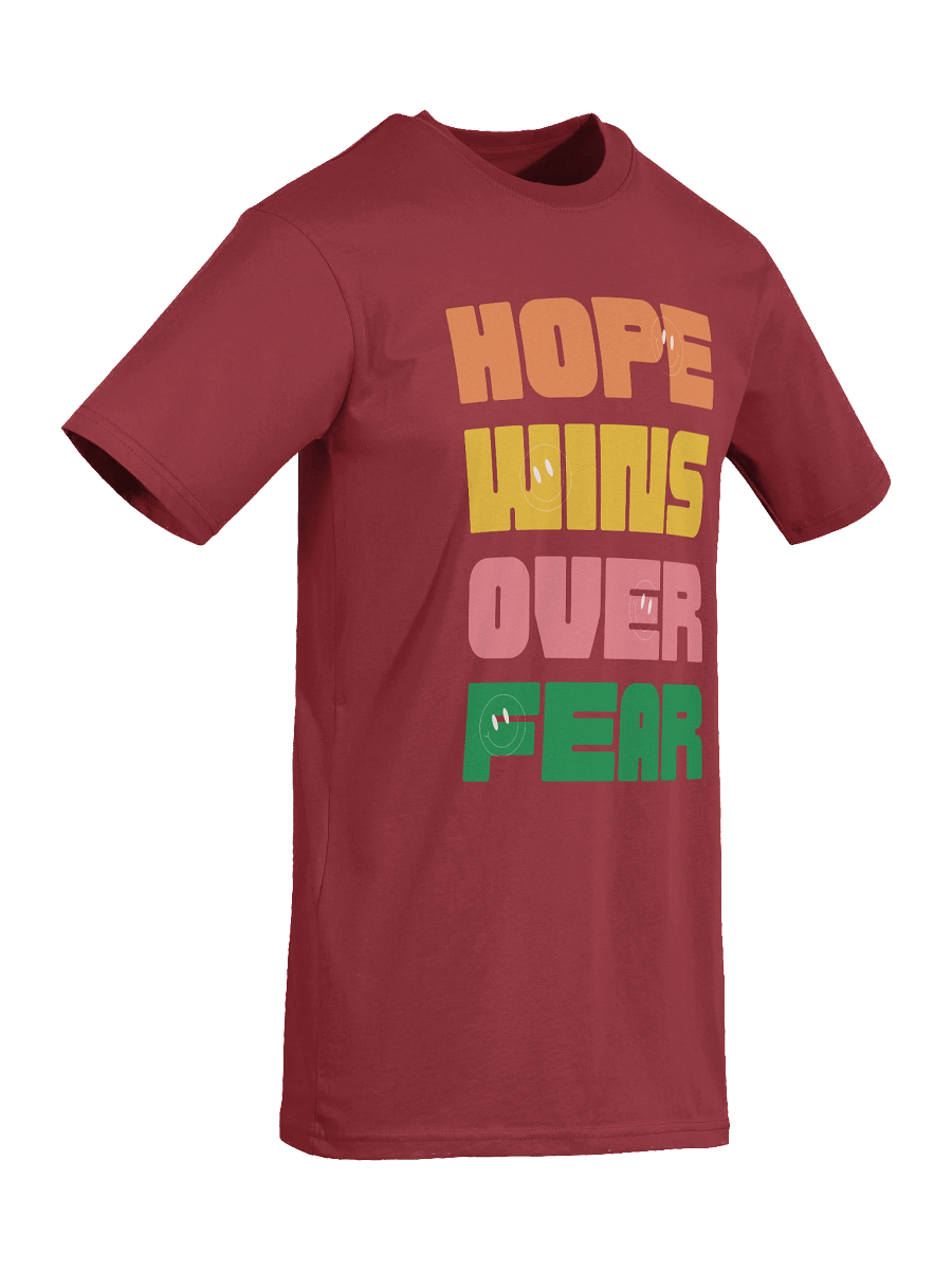 Hope Wins Over Fear Graphic Tee | Inspirational Streetwear by Folcsyne product image (46)