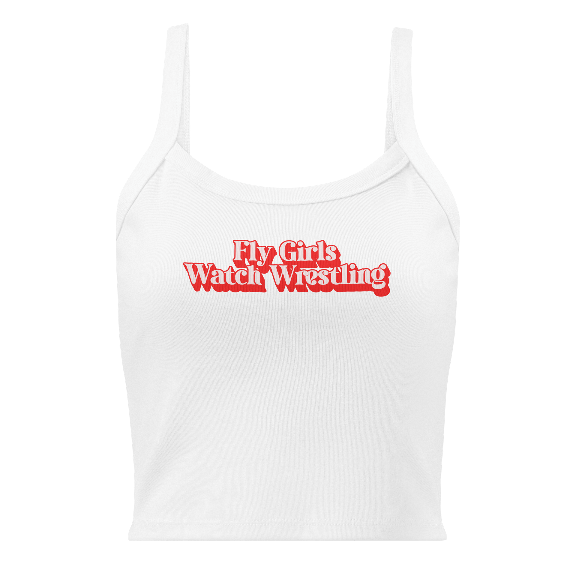 Fly Girls Watch Wrestling Micro Rib Tank Top product image (1)