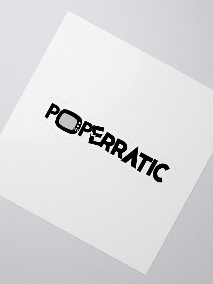 Poperratic Logo Cut Sticker product image (2)
