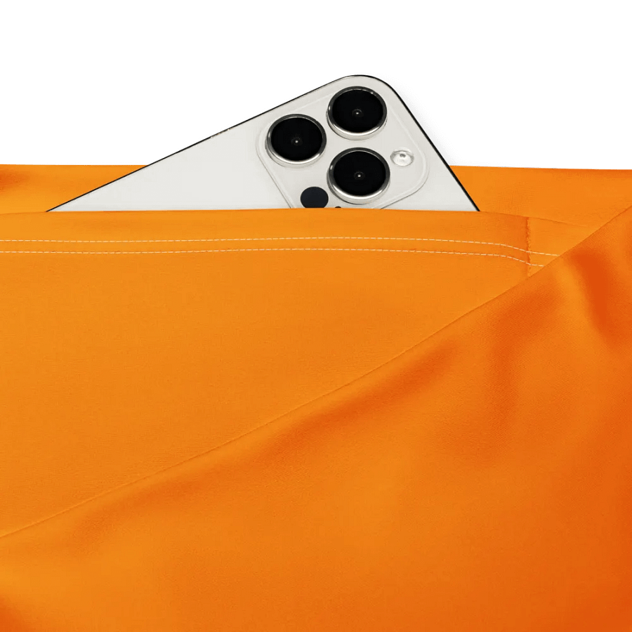 Plain Color Orange Flare Leggings product image (7)