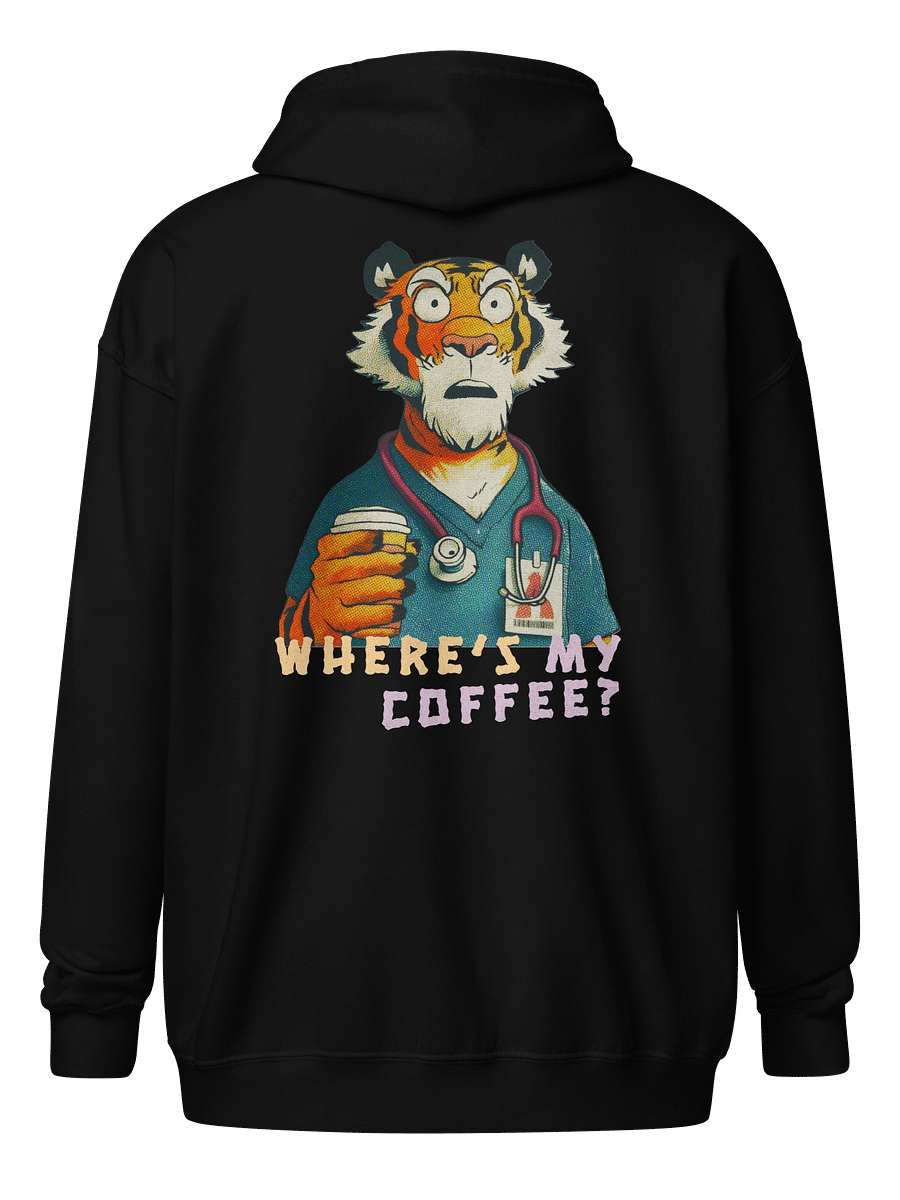 Nurse Coffee Zip Hoodie for Nursing Students product image (38)
