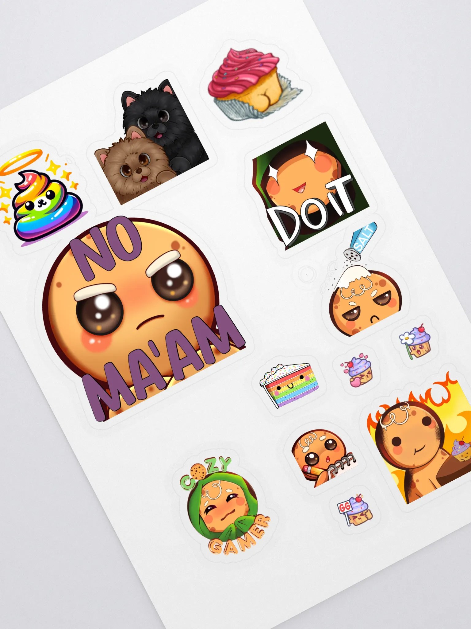 Whimsical Emoji Sticker Sheet product image (1)