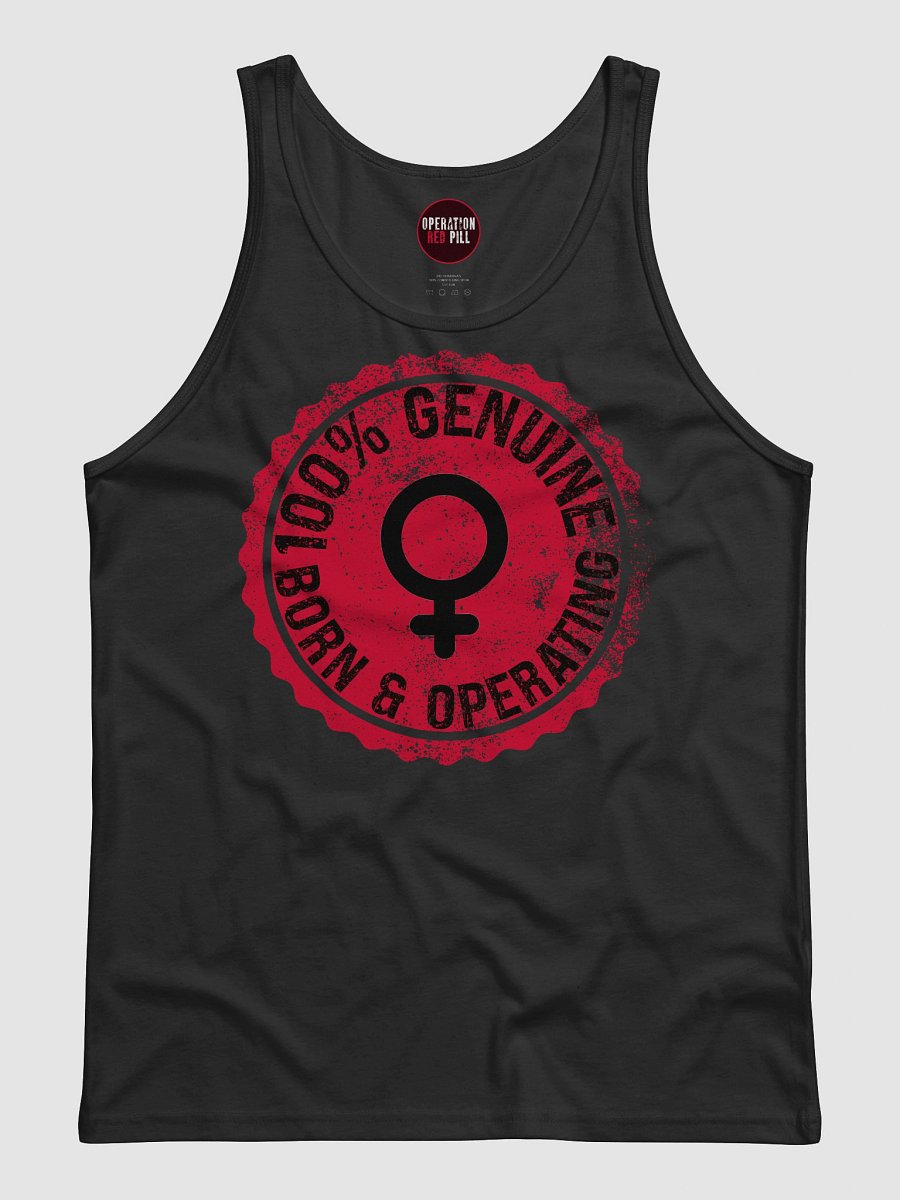 "100% Female" Pill Tank Top product image (1)