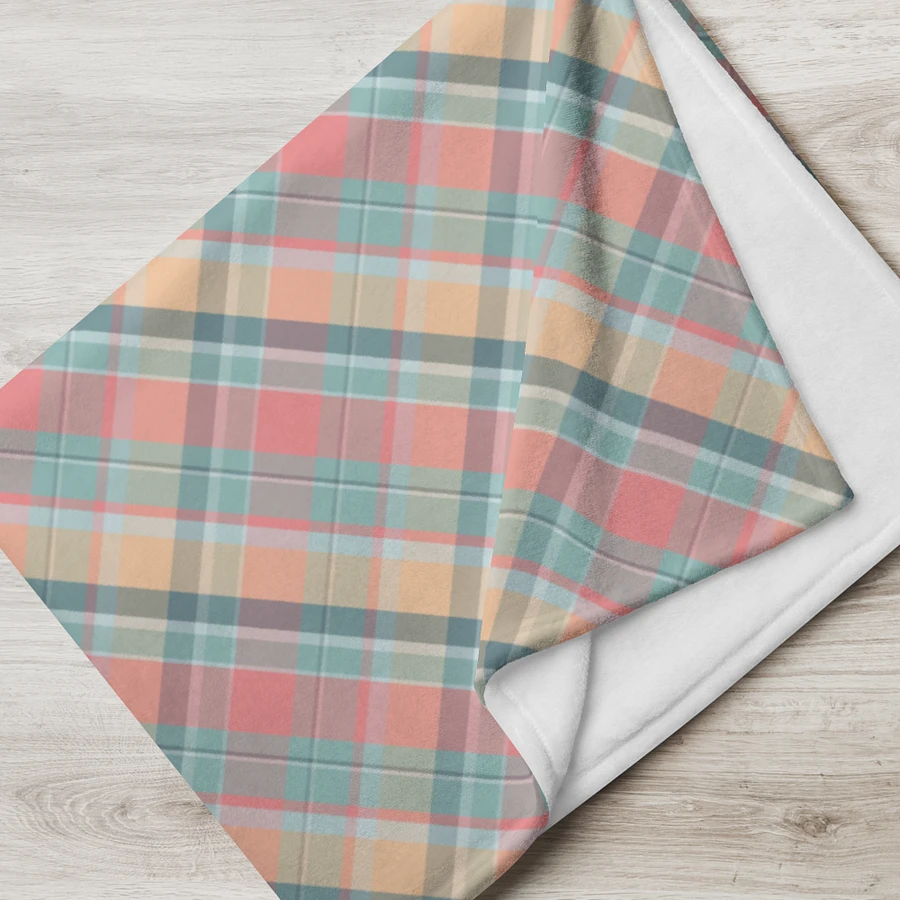 Summer Plaid Throw Blanket product image (10)