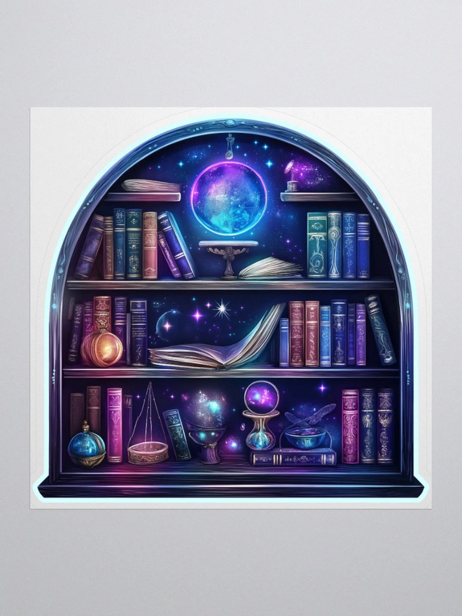 Starry Book Shelf Sticker product image (4)