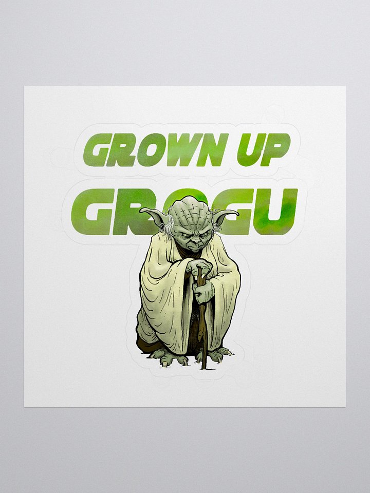 Grown Up Grogu Sticker product image (1)