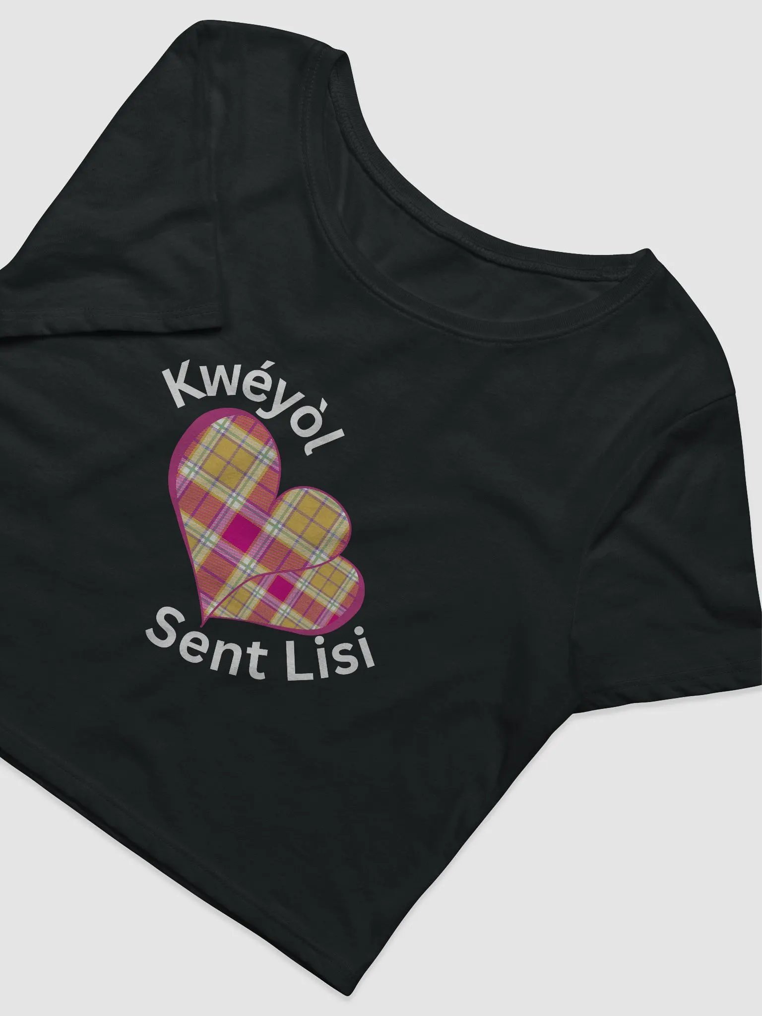 Madras Heart Crop Tee product image (4)