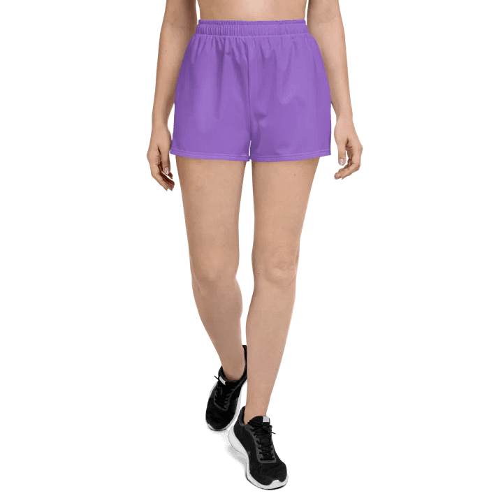 Plain Color Amethyst Athletic Shorts product image (1)