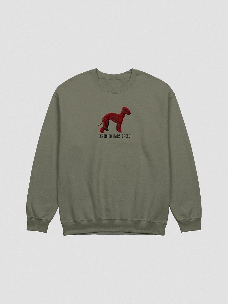 Certified Rare Breed Sweatshirt (Embroidered) of a Bedlington Terrier(Liver) product image (5)