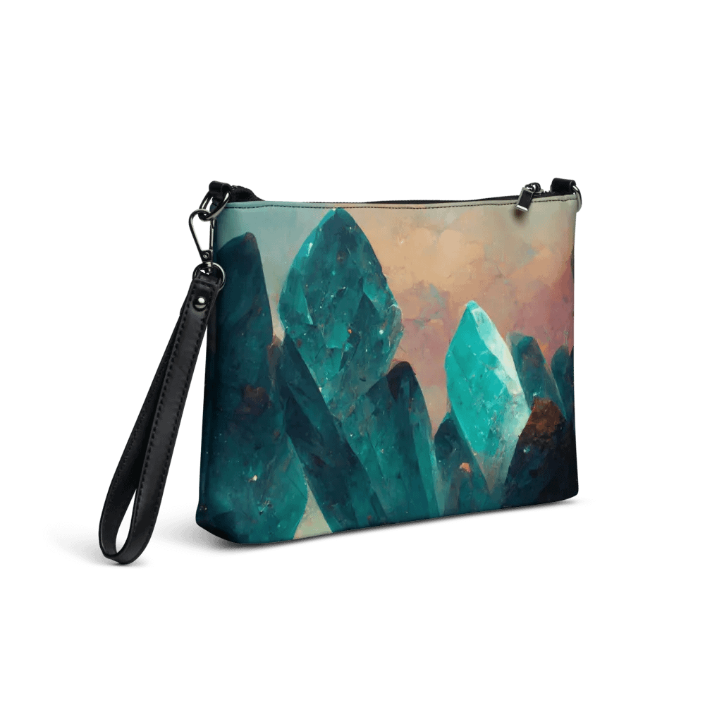 faux leather Green fluorite Crossbody Bag product image (5)