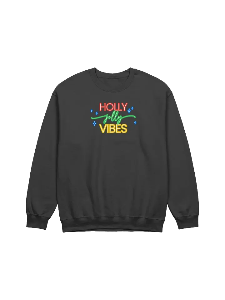 Neon Holly Jolly Vibes Sweatshirt 3541 product image (1)