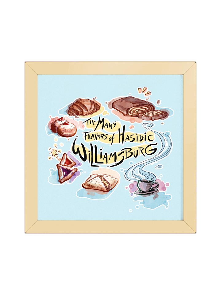 Many Hasidic Flavors Framed Poster product image (1)