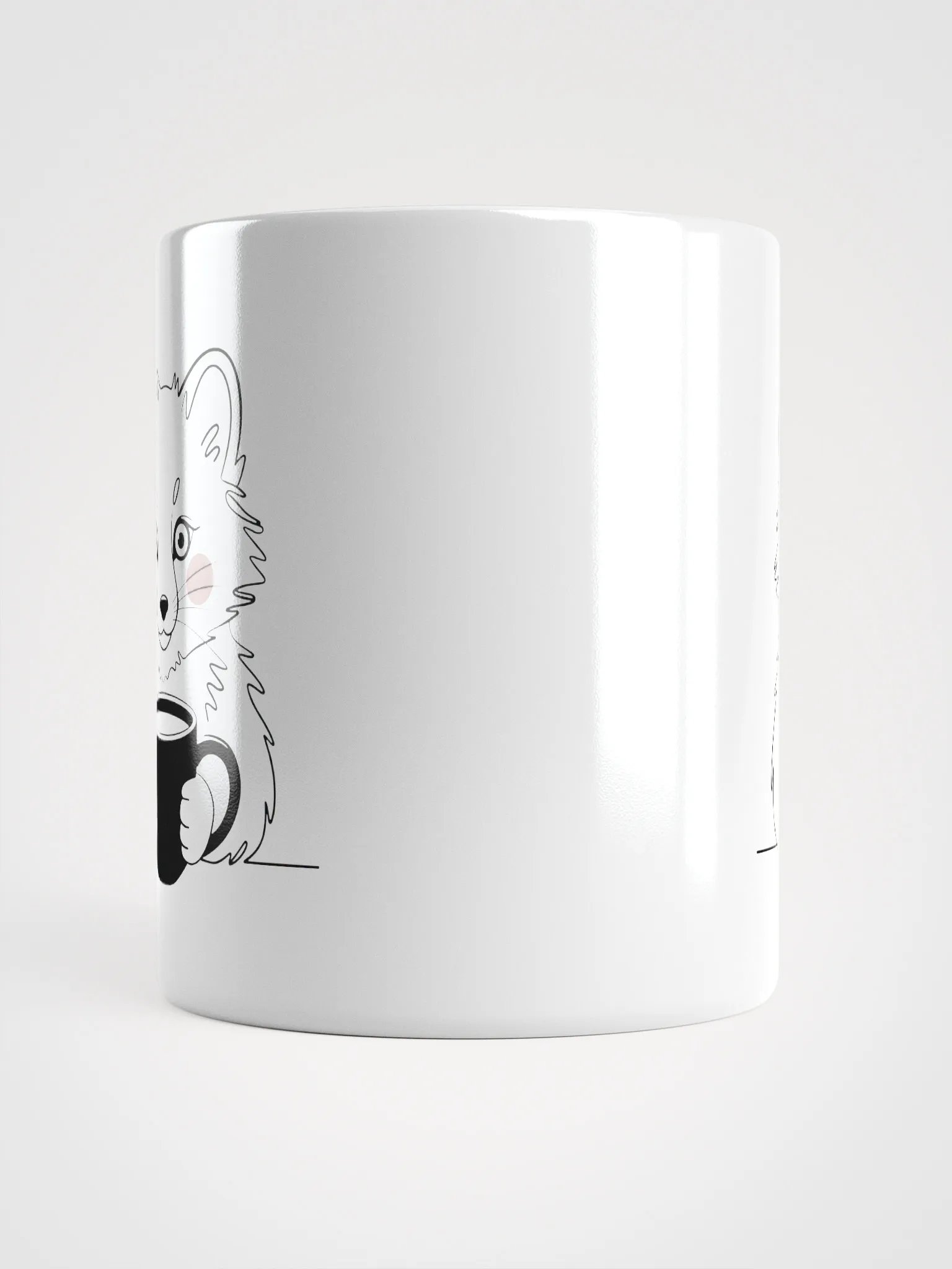 Fox Holding Coffee Mug | Cute Animal Gift Mug product image (5)