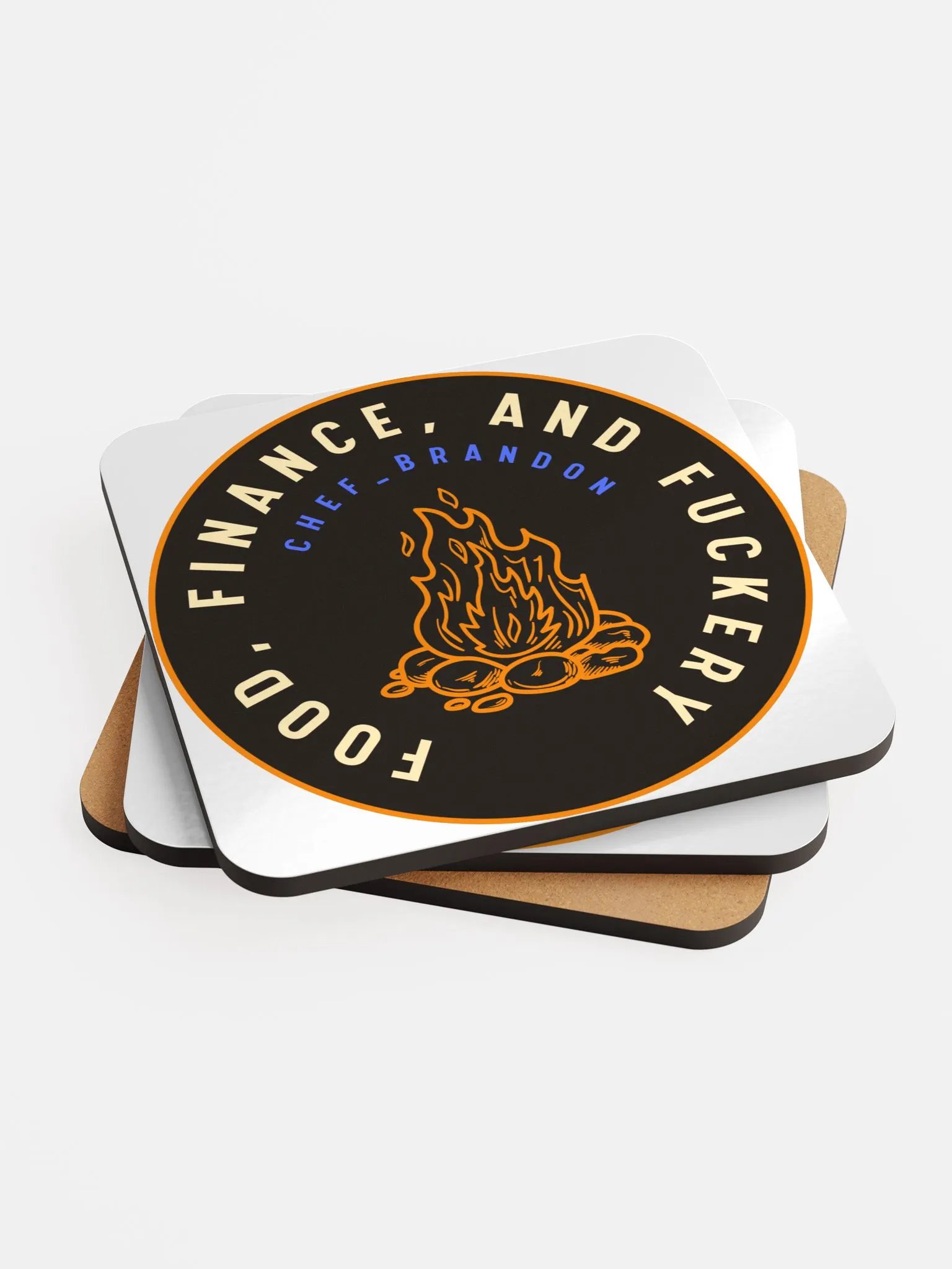 Food Finance and Fuckery Coaster product image (2)