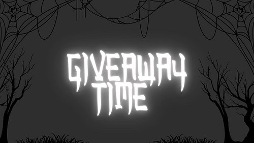 Welcome to our October giveaway and we have the perfect way to kick off your spooky season!

We will have (at least) 3 lucky ...