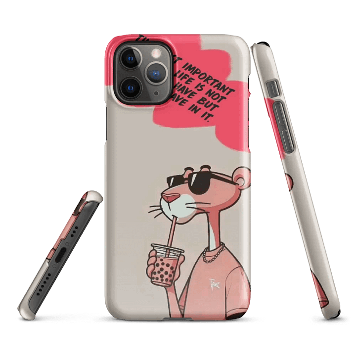 Whimsical Pink Panther iPhone® Snap Case product image (2)