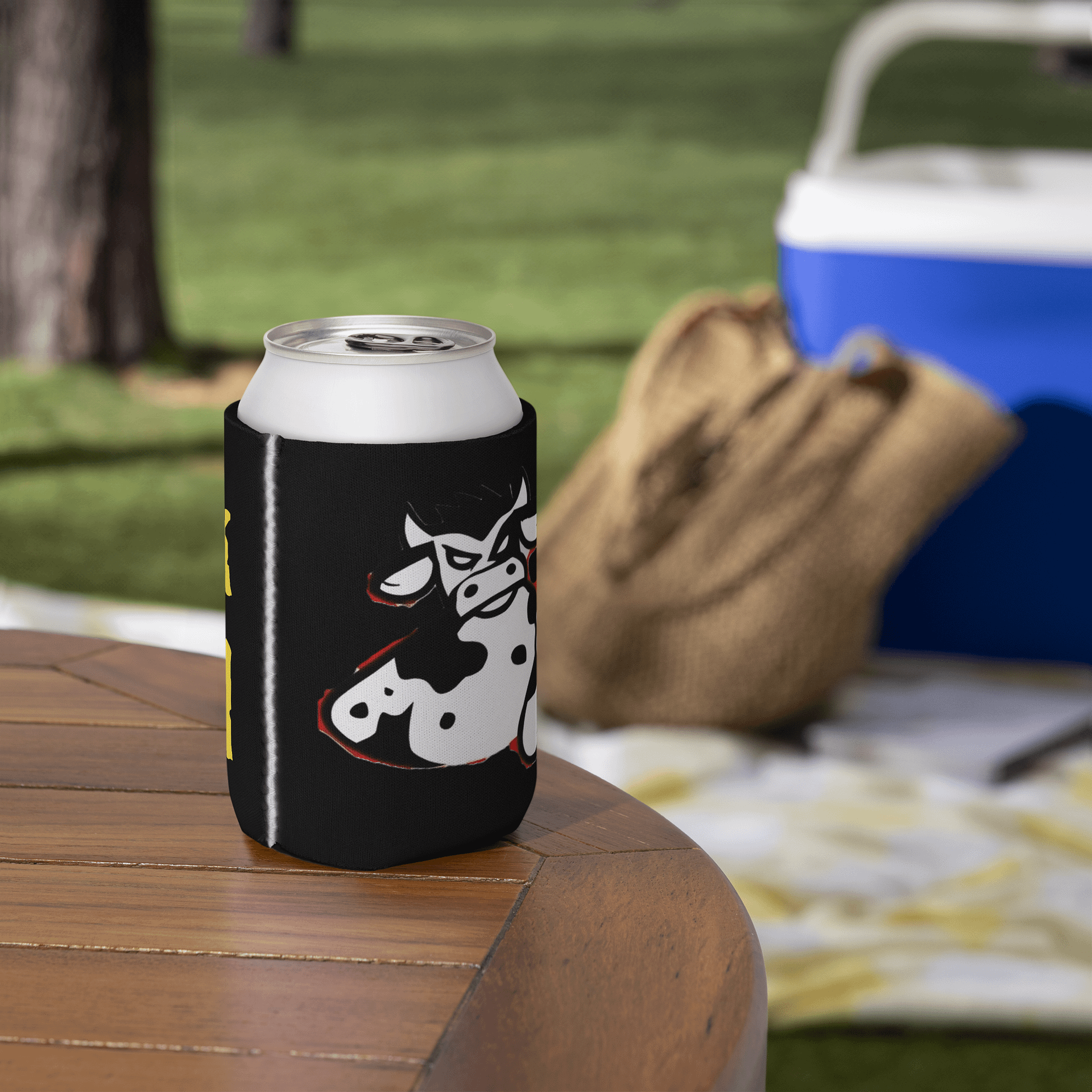Stitched Smirk Can Cooler product image (6)