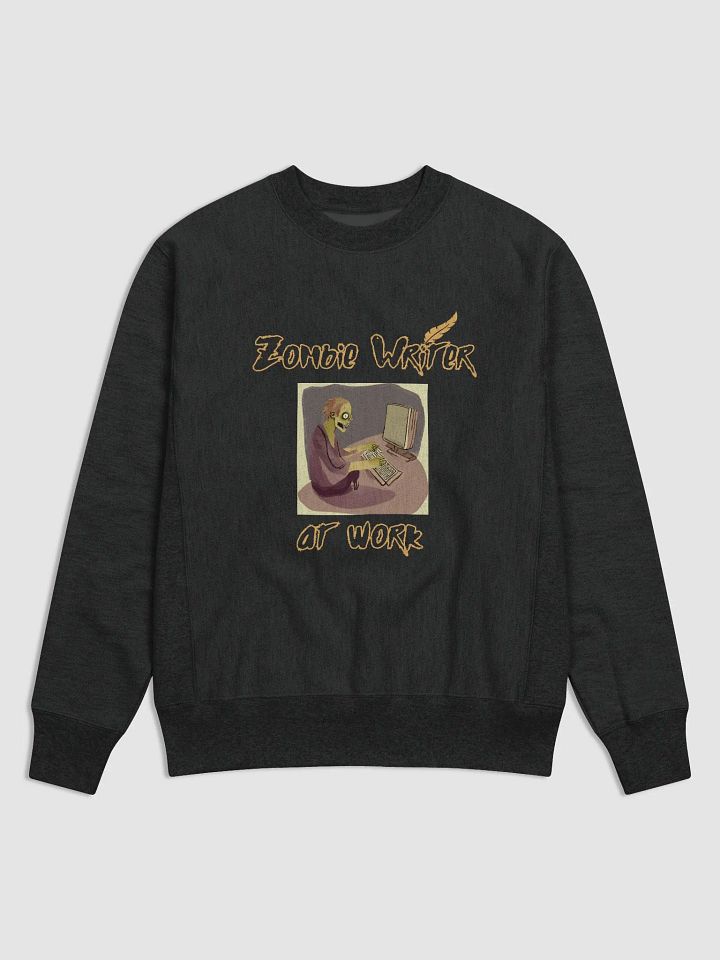 Zombie Writer at Work Black Sweatshirt product image (1)