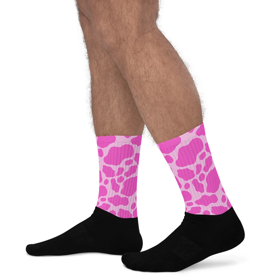 Cow Print Socks- Pink product image (20)