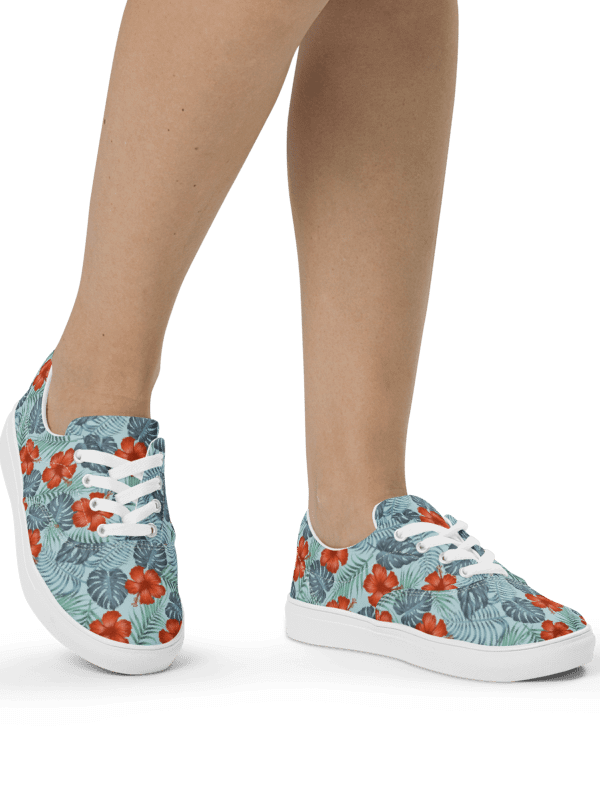 Palm Paradise | Women's Lace-Up Canvas Shoes product image (2)
