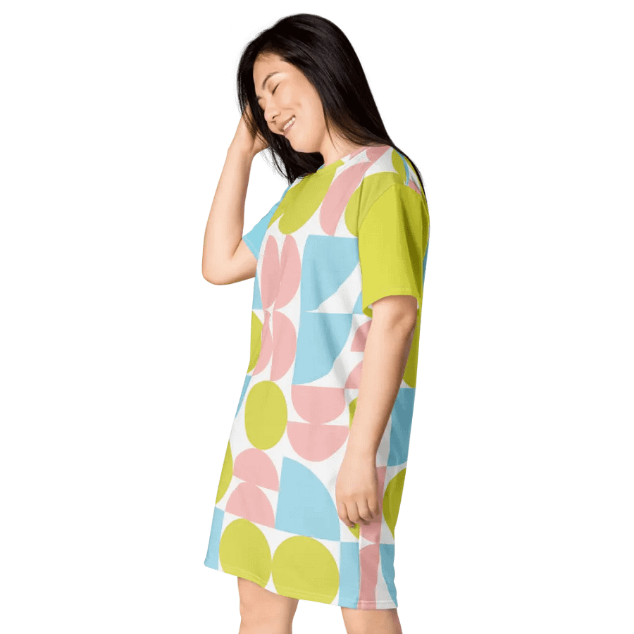 Symmetric Serenity T-Shirt Dress product image (5)