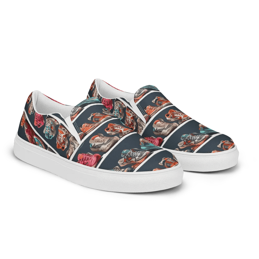 Sneakers Pattern All Over Print Slip On Shoes product image (7)