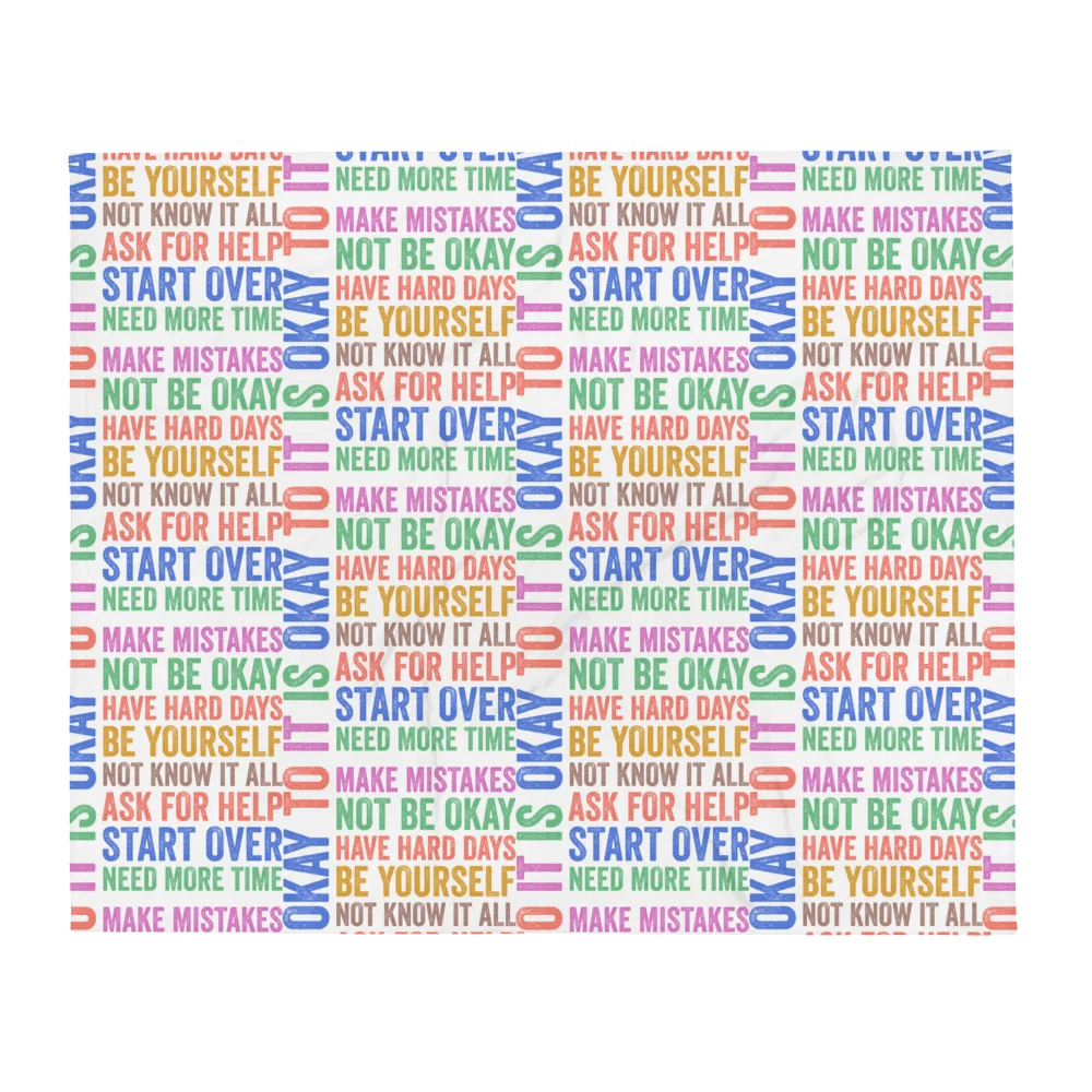 It's Okay Blanket product image (4)