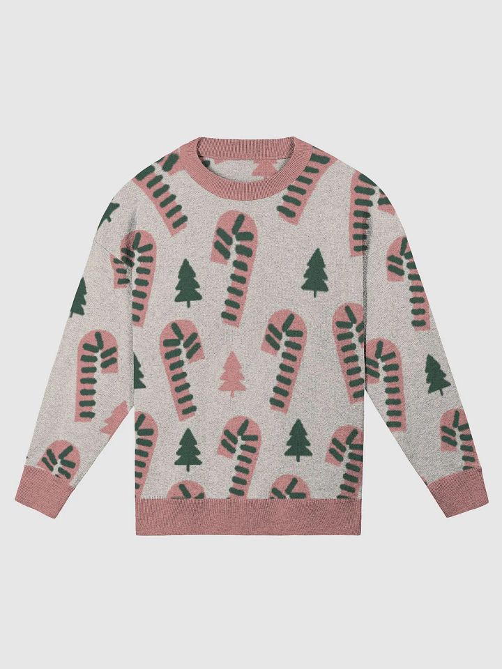 Candy Cane Bliss Relaxed Sweater product image (4)