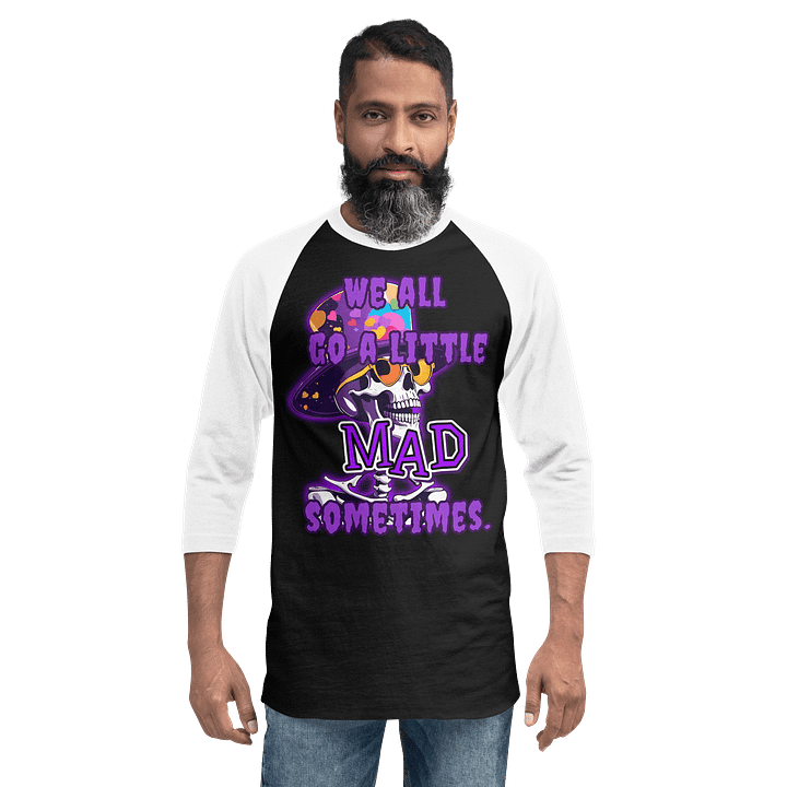 Mad Skeleton Raglan Tee product image (12)