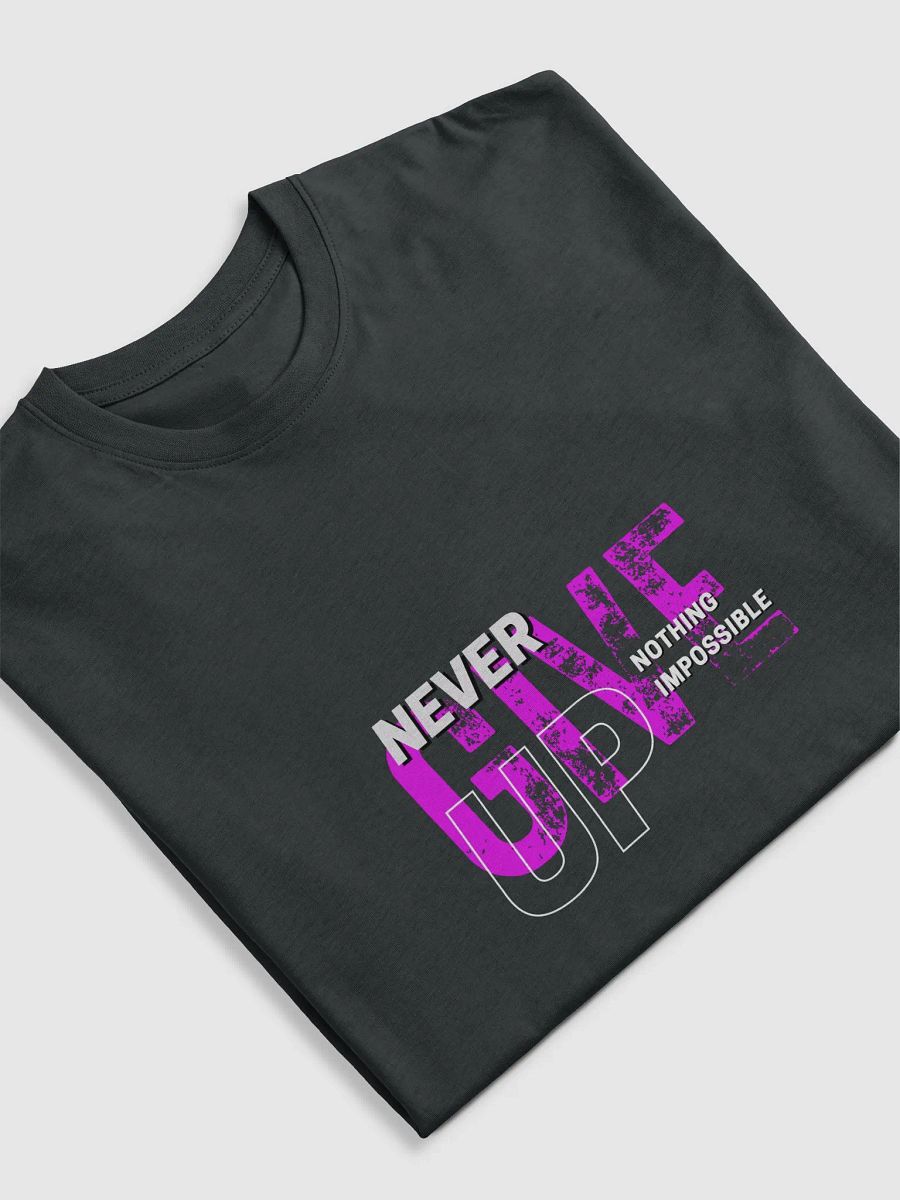 Never Give Up Distressed Motivational Tee product image (5)
