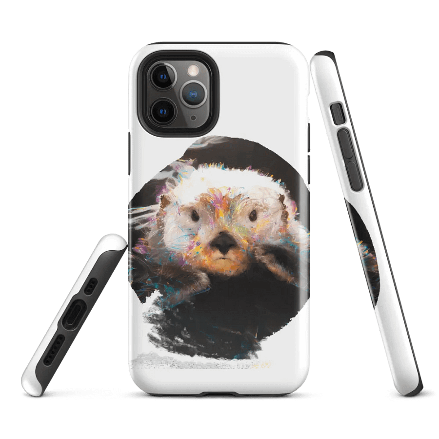 Watercolor Sea Otter Tough iPhone® Case product image (2)