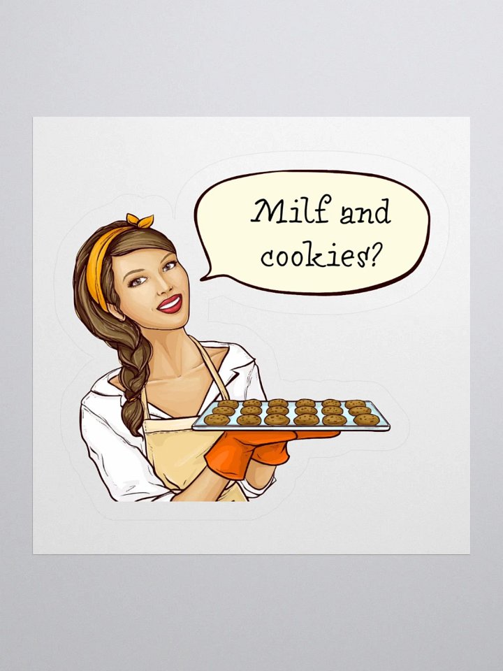 Milf and Cookies Sticker product image (1)