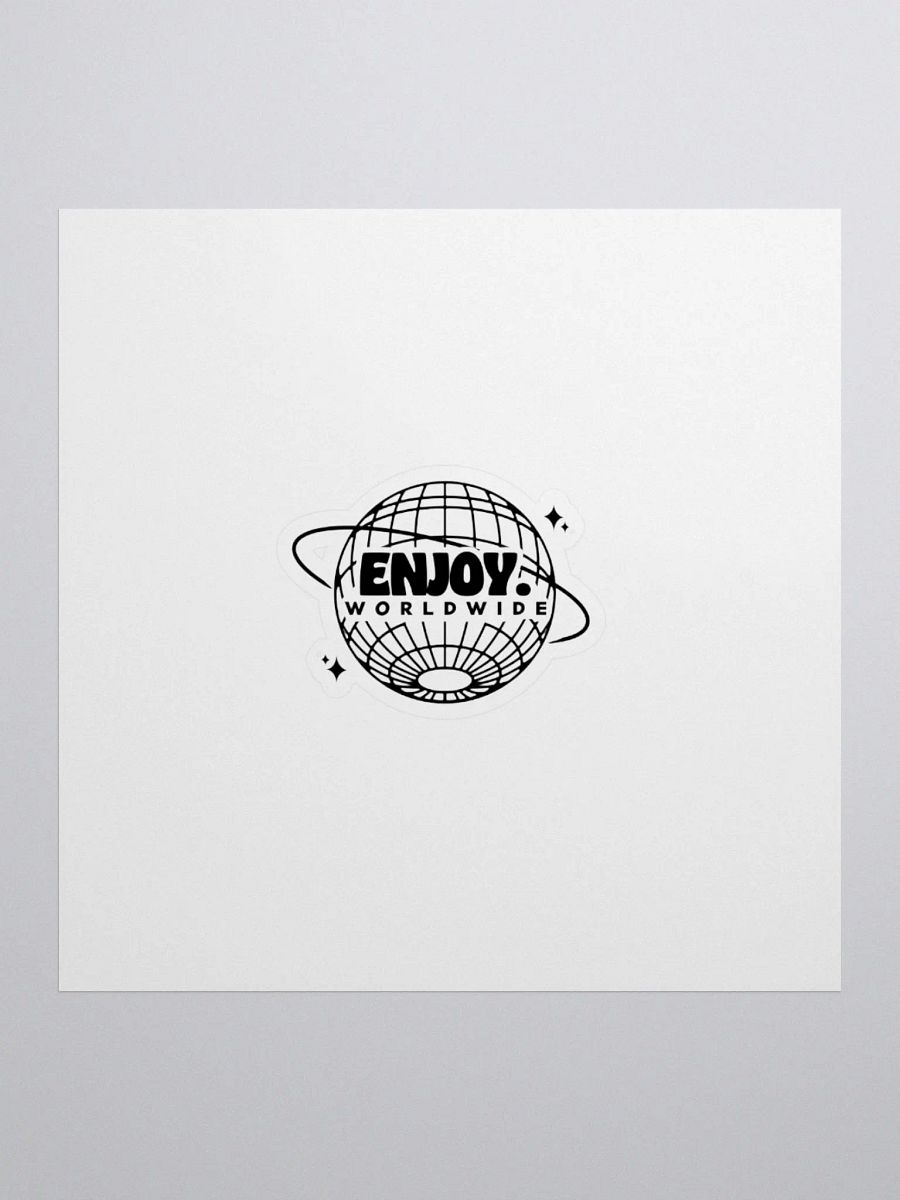 Enjoy Globe Sticker product image (1)