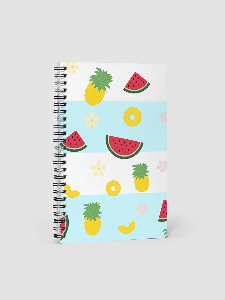 Pineapple Watermelon Pattern Spiral Journal product image (2)
