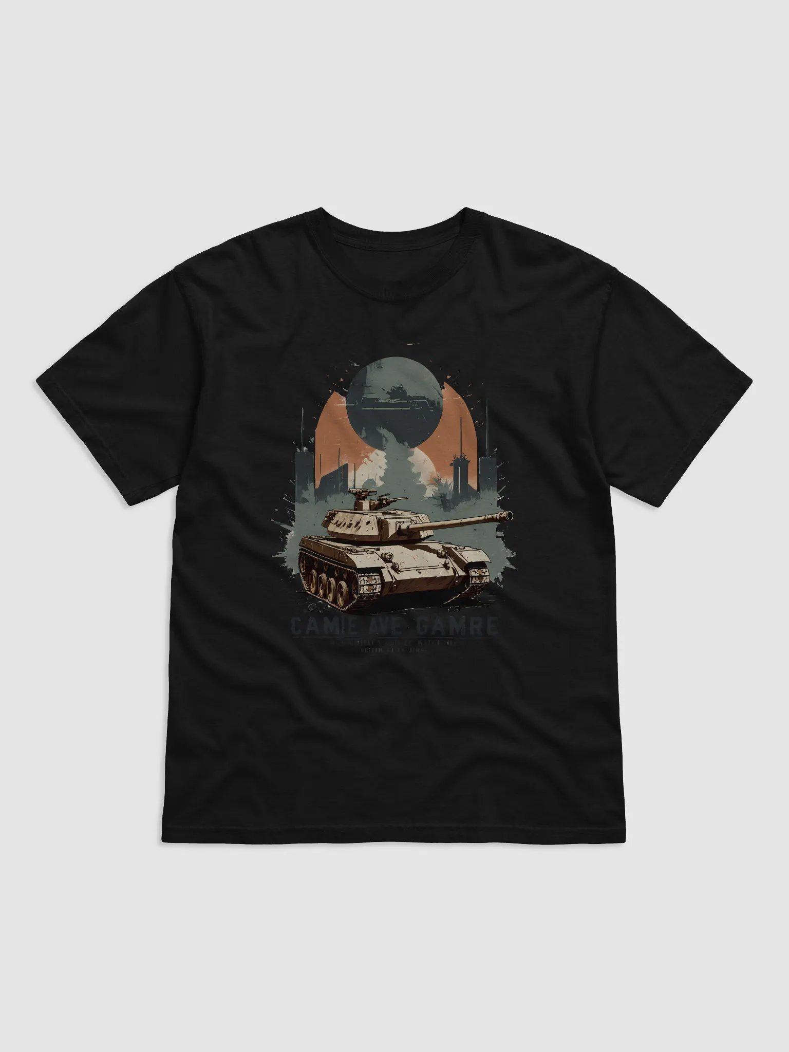 Make a Statement with Our Edgy War Tank Graphic Tee! product image (1)