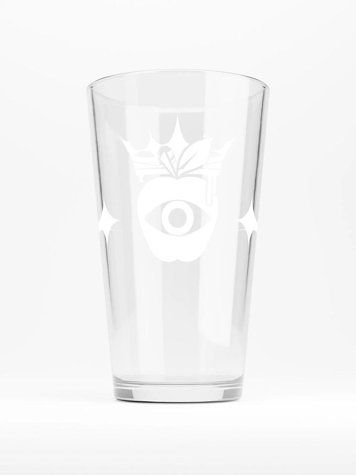 Crowned Apple (White) ✦ Shaker Pint Glass product image (1)