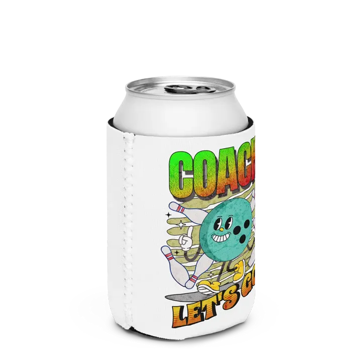 Retro Mascot Coach Bowling Can Cooler product image (2)