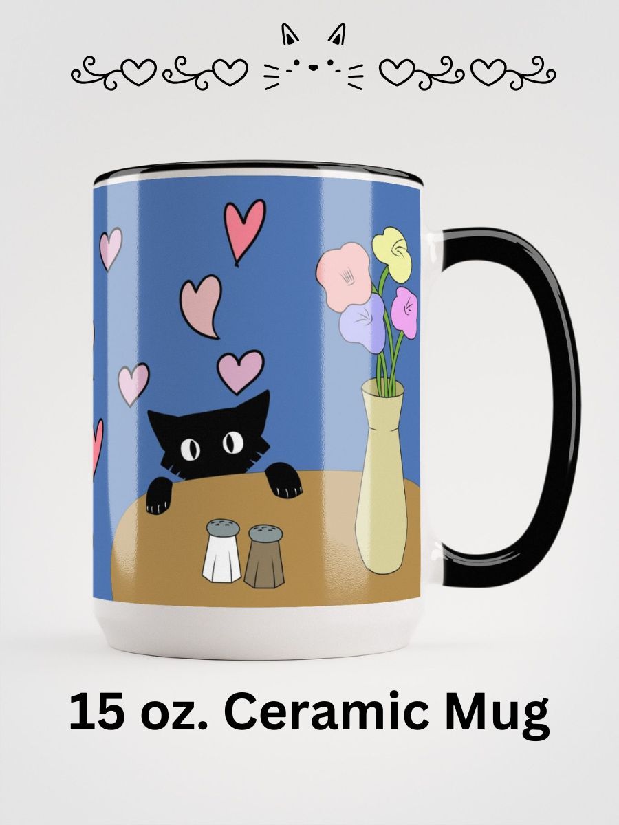 Peek-a-Boo Kitty Love Mug product image (1)