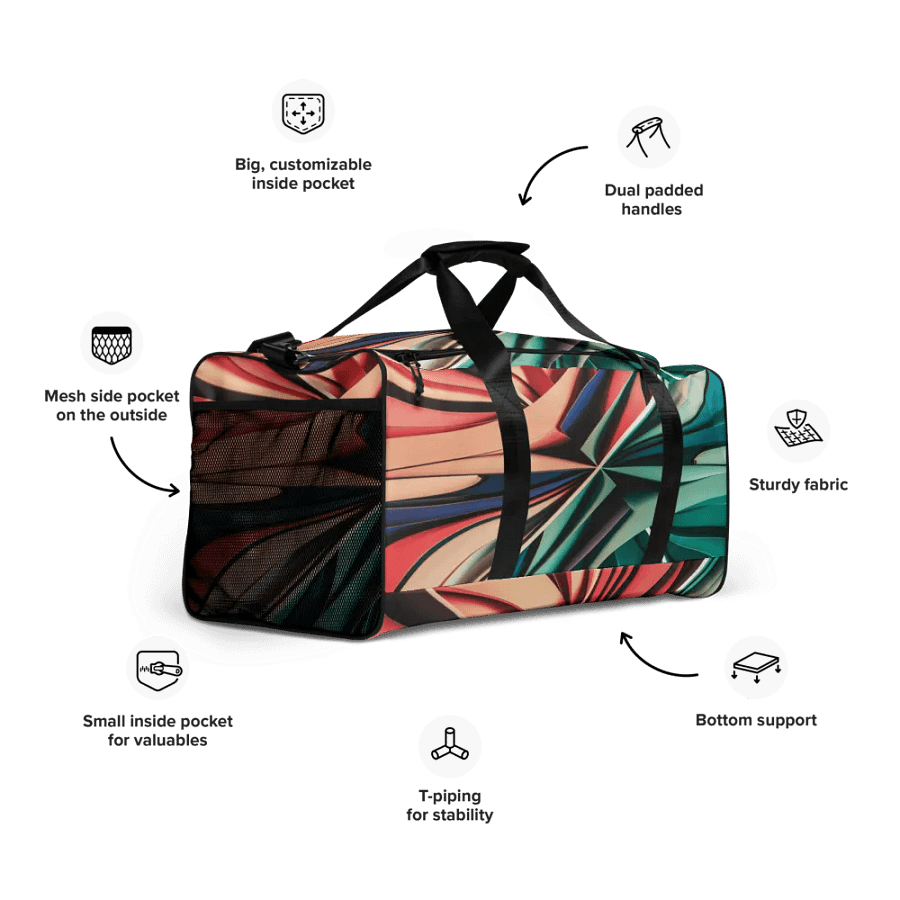 Symmetry in Motion Duffle Bag product image (12)