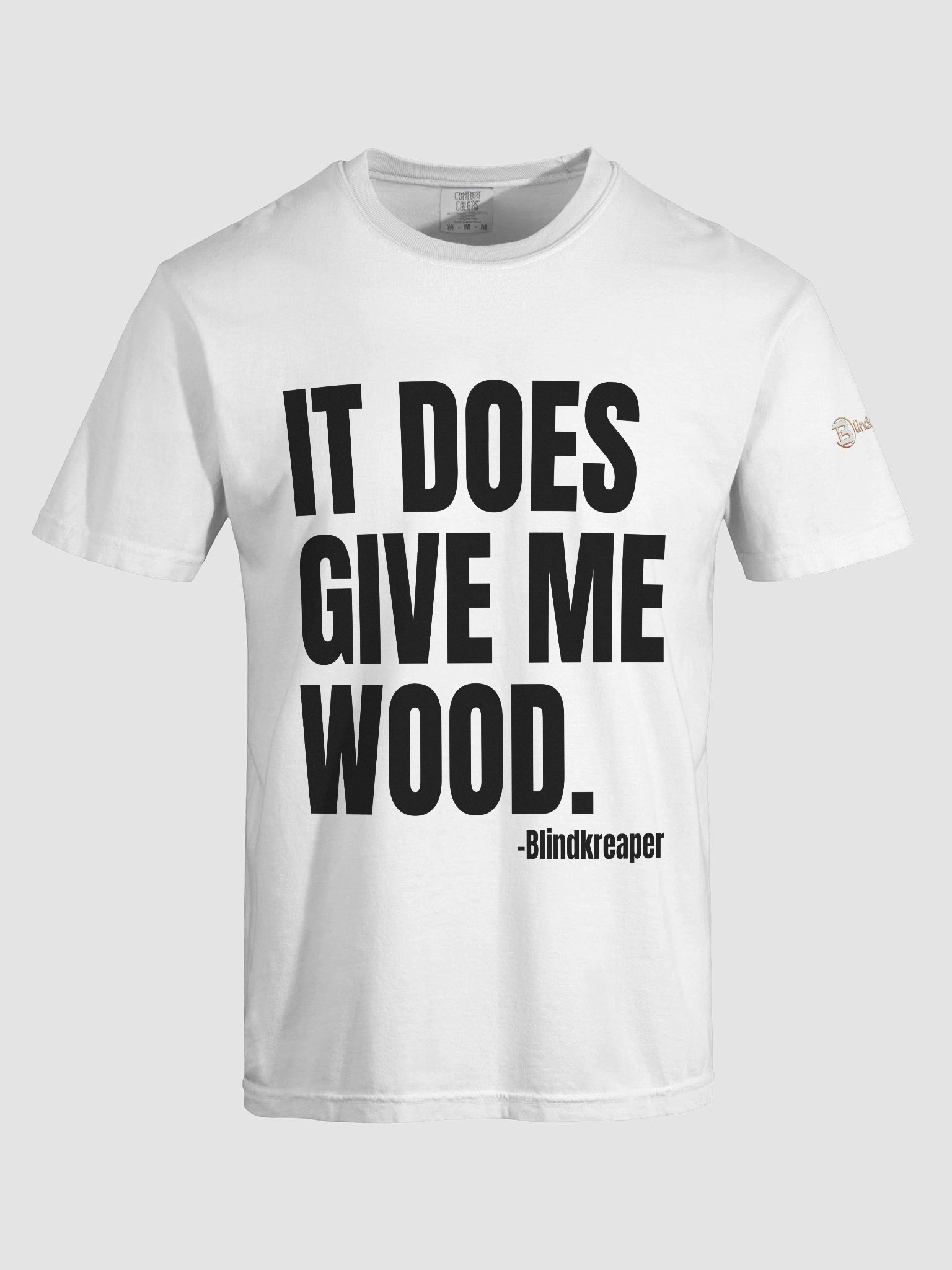 It Does Give Me Wood - Heavyweight Tee - White product image (5)