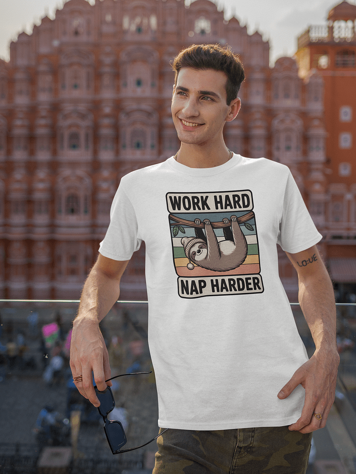 Work Hard Nap Harder Non-Sacral Tshirt (Unisex) product image (1)